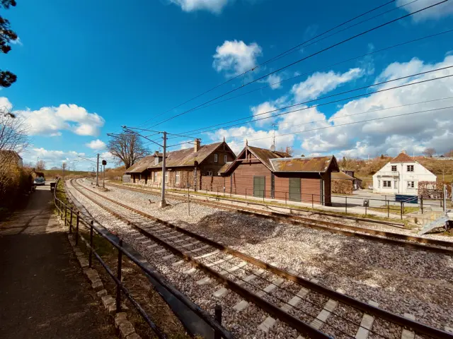 Billede af Veksø Station.