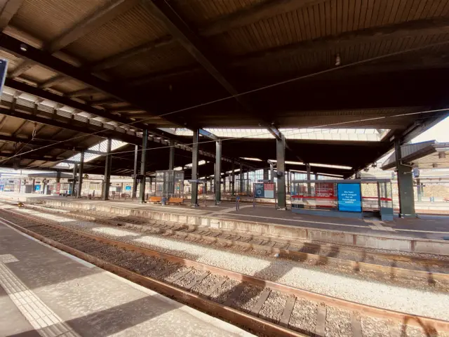 Billede af Fredericia Banegård .