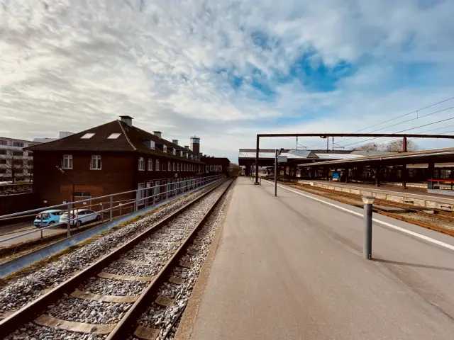 Billede af Fredericia Banegård .