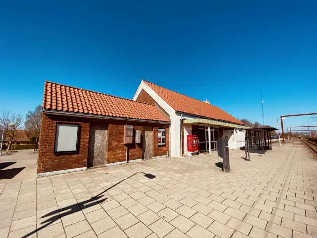 Billede af Vamdrup Station.