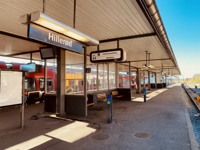 Billede af Hillerød Station.