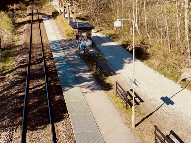 Billede af Grønholt Station.