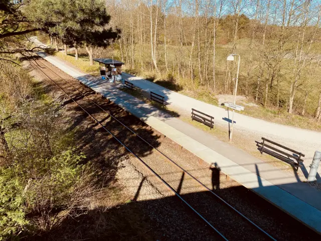 Billede af Grønholt Station.