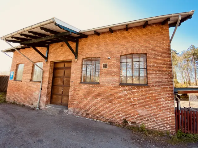 Billede af Fredensborg Stations pakhus.