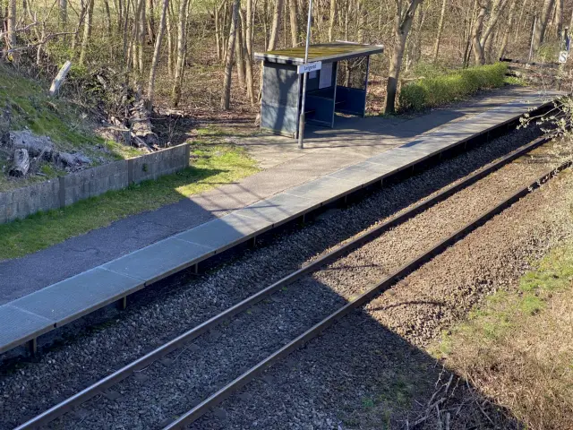 Billede af Langerød Station.