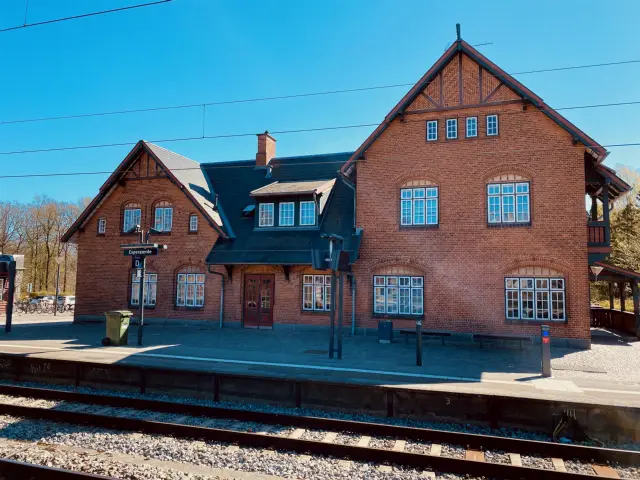 Billede af Espergærde Station.
