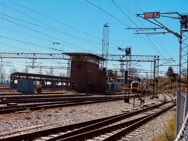 Billede af Helsingør Banegård s kommandopost.