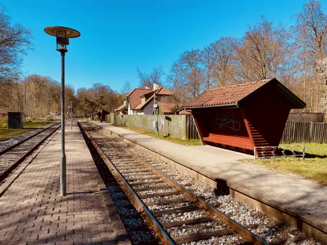 Billede af Hellebæk Station.