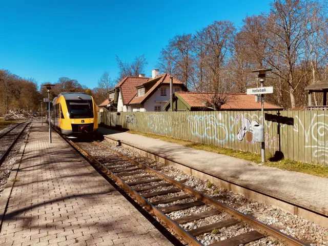 Billede af Hellebæk Station.