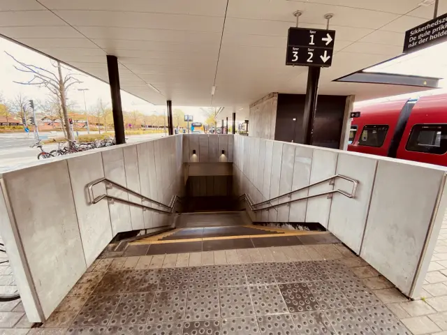 Billede af Birkerød Station.