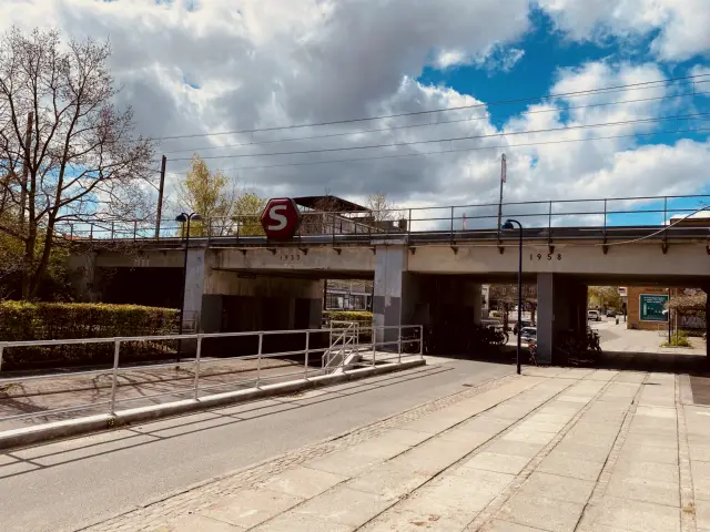 Billede af Virum S-togsstation.