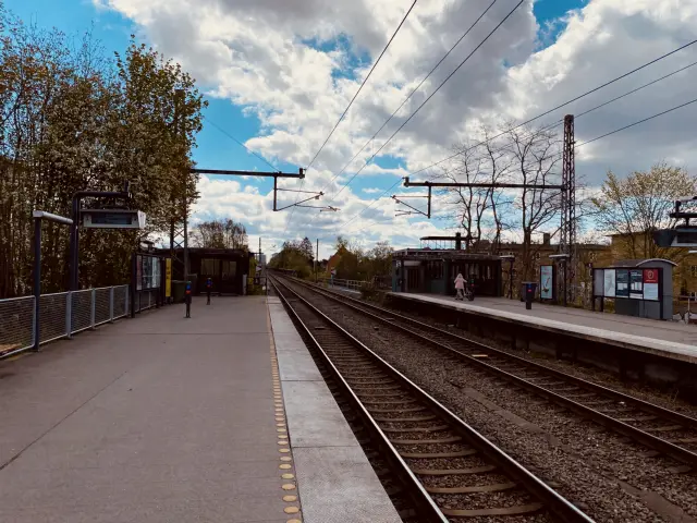 Billede af Virum S-togsstation.
