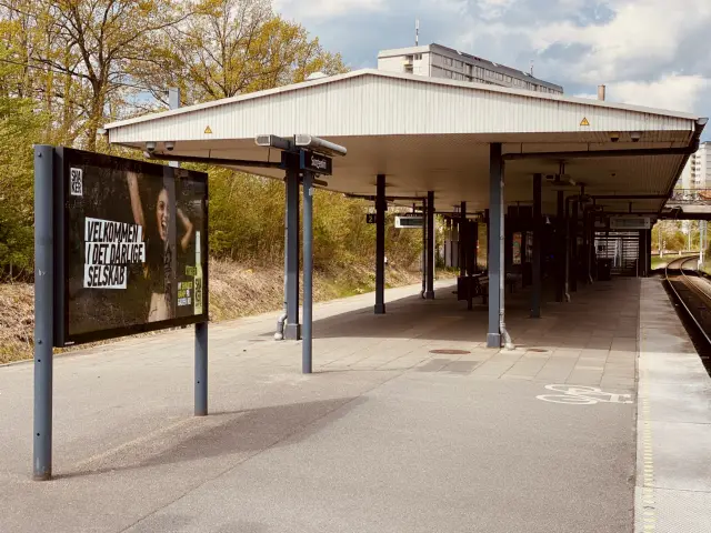 Billede af Sorgenfri S-togstrinbræt.