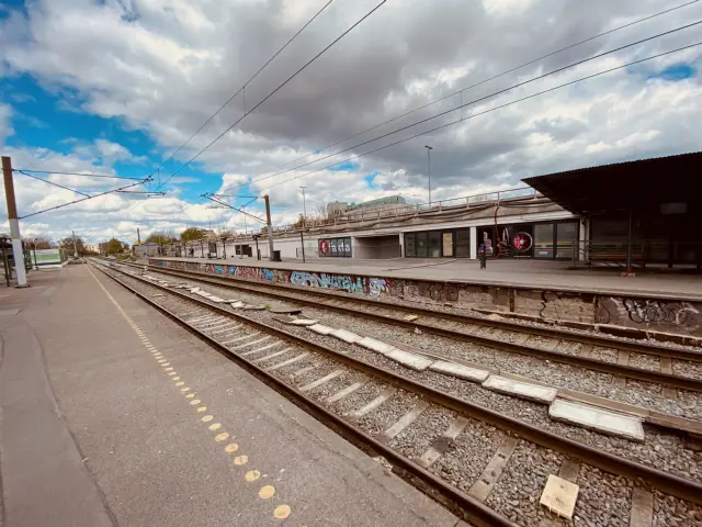 Billede af Lyngby Station.