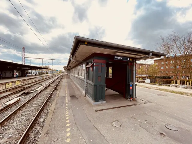 Billede af Lyngby Station.
