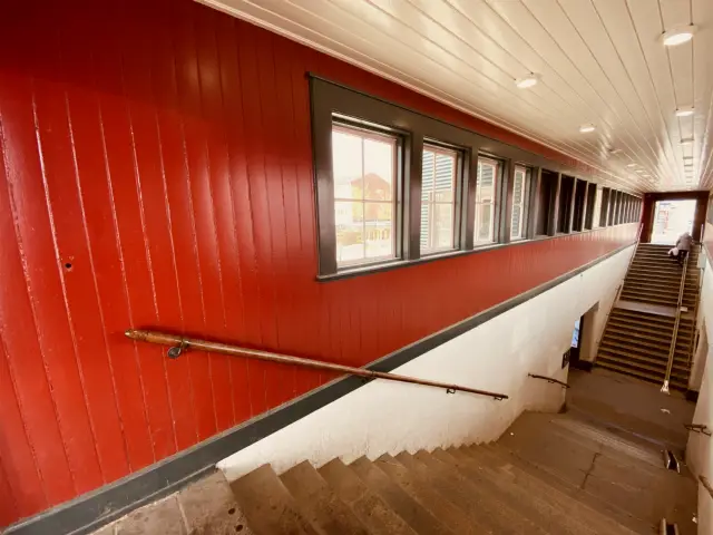 Billede af Lyngby Station.