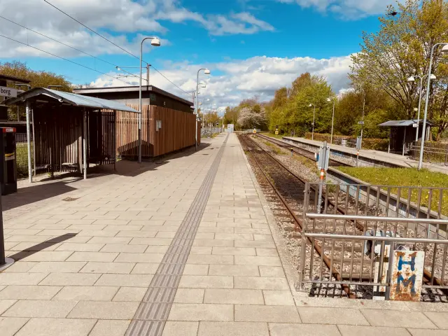 Billede af Jægersborg Lokalbane Station.