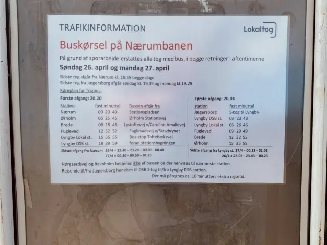 Billede af Jægersborg Lokalbane Station.
