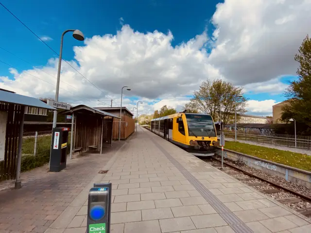 Billede af Jægersborg Lokalbane Station.
