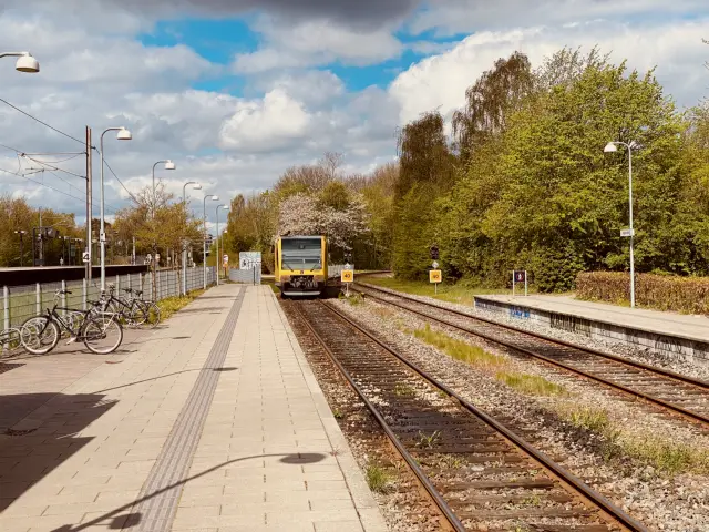 Billede af Jægersborg Lokalbane Station.