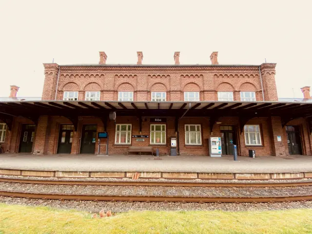 Billede af Ribe Station.