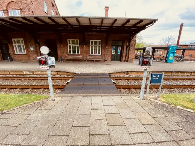 Billede af Ribe Station.