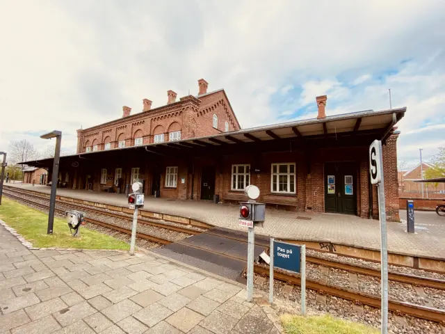 Billede af Ribe Station.