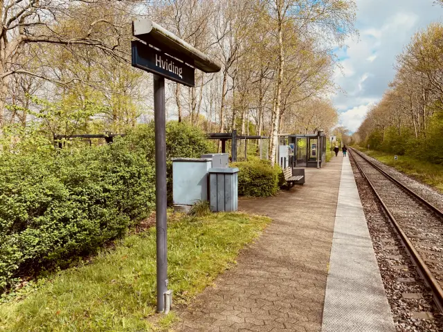 Billede af Hviding Station.