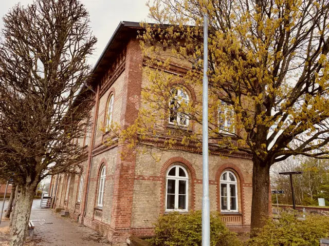 Billede af Skærbæk Station.