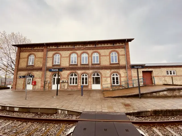 Billede af Skærbæk Station.