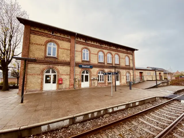 Billede af Skærbæk Station.