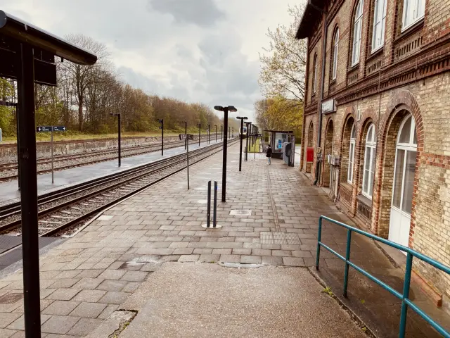 Billede af Skærbæk Station.