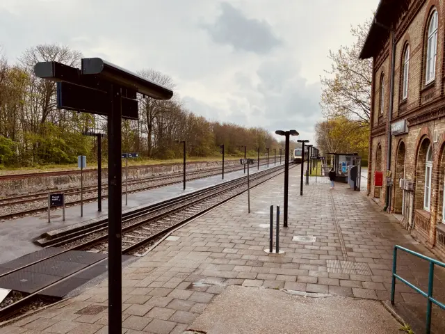 Billede af Skærbæk Station.