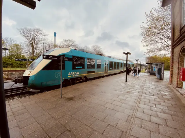 Billede af Skærbæk Station.