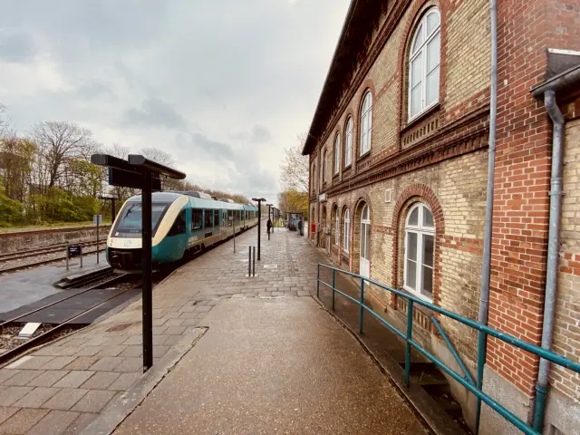 Billede af Skærbæk Station.