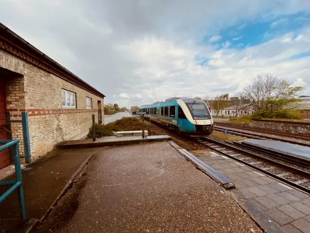 Billede af Skærbæk Station.