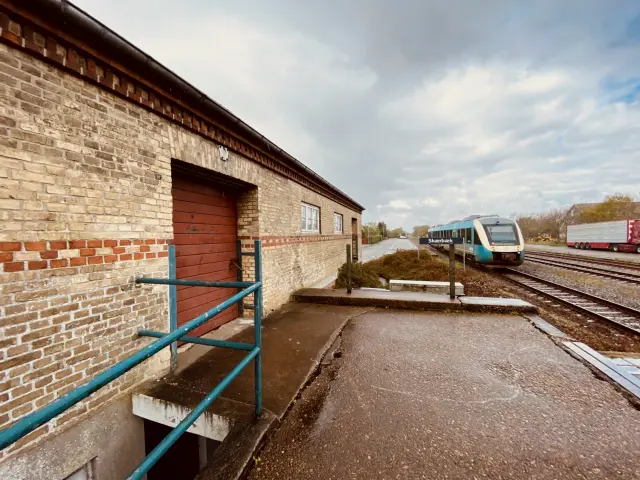 Billede af Skærbæk Station.
