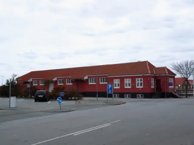Billede af Skagen Stations pakhus.