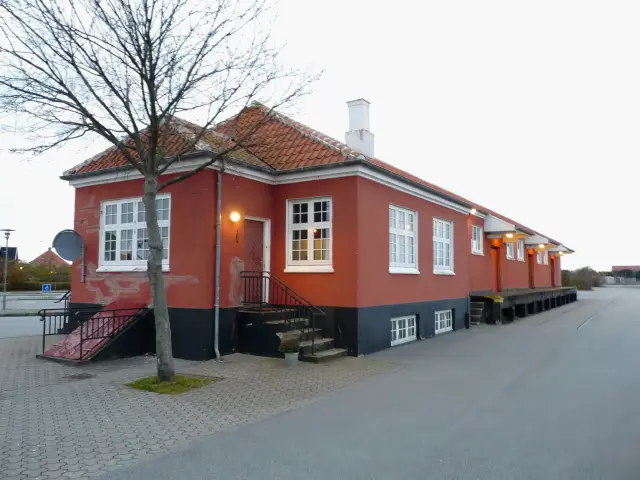 Billede af Skagen Stations pakhus.