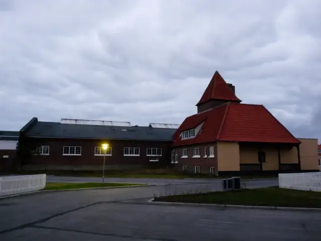 Billede af Skagen Stations remise.