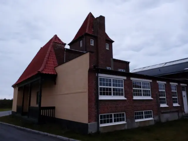Billede af Skagen Stations remise.