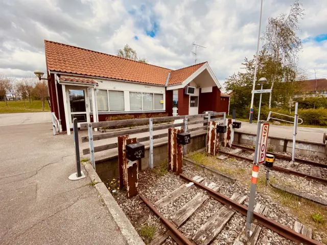 Billede af Nærum Station.