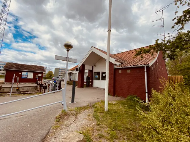 Billede af Nærum Station.