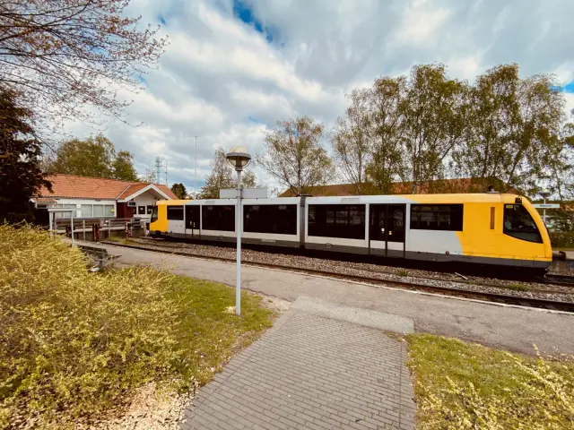 Billede af Nærum Station.