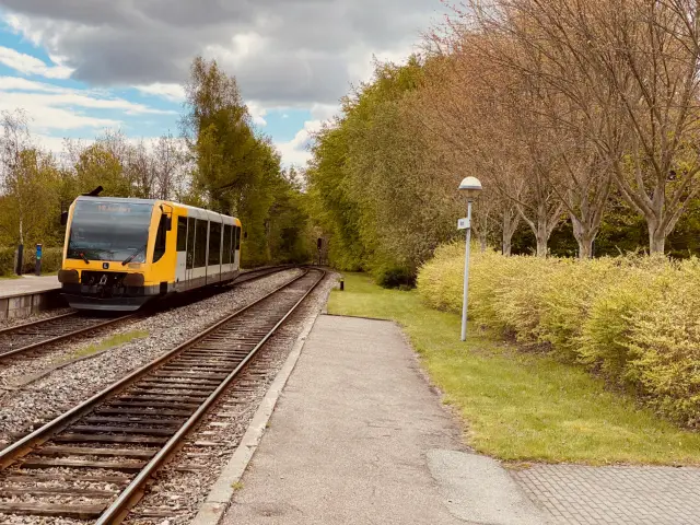 Billede af Nærum Station.