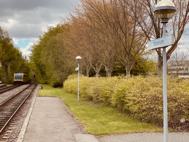 Billede af Nærum Station.