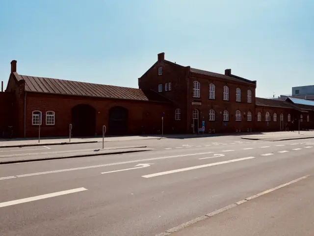 Billede af Esbjerg Stations pakhus.