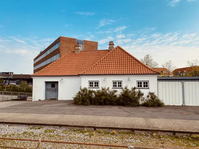 Billede af Vejen Stations pakhus.