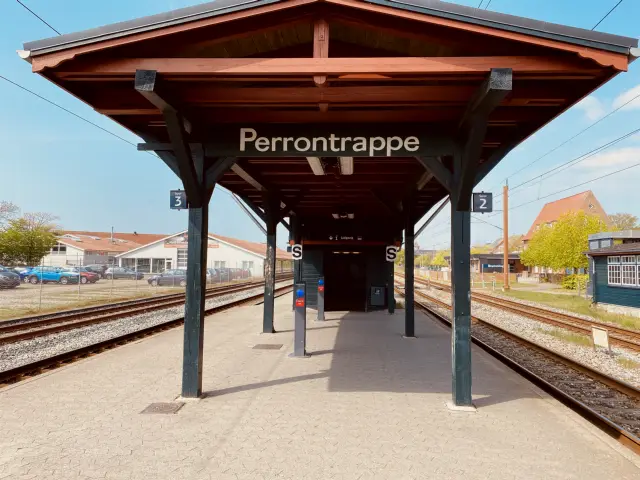 Billede af Bramming Station.
