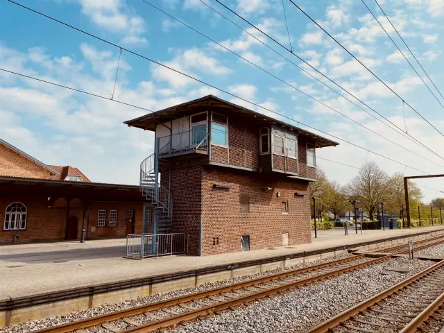 Billede af Bramming Stations kommandopost.